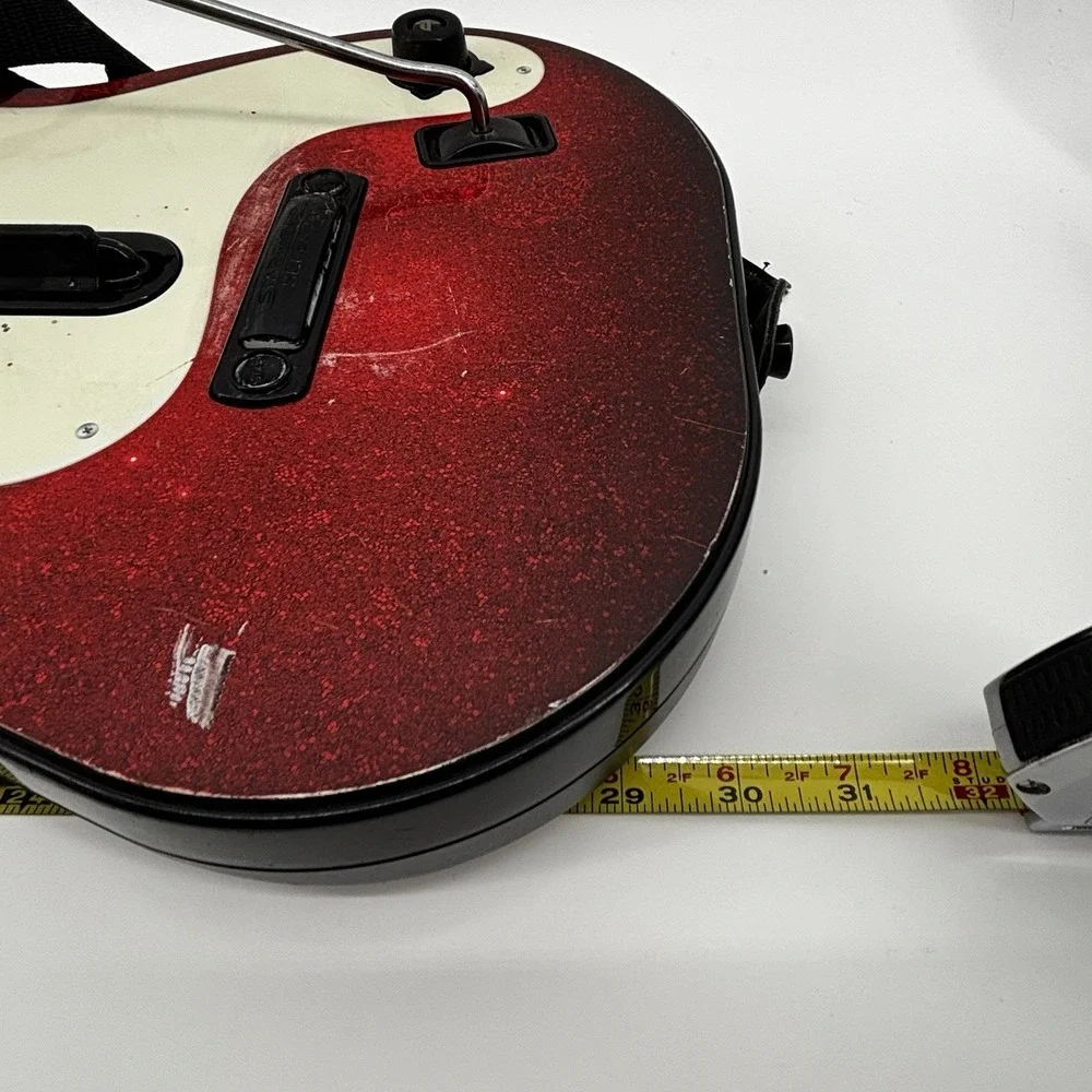 Guitar Band Hero 5 Red Guitar Nintendo Wii Untested